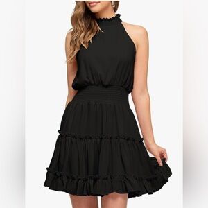 NWT small halter mini dress